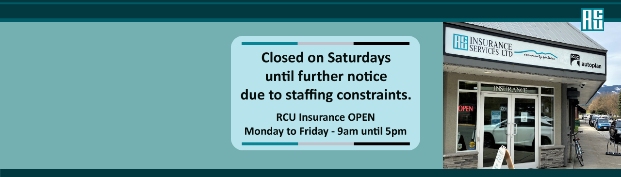 RCU Insurance to Close Saturdays